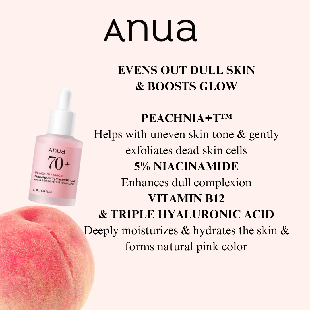 Anua Peach 70+ Niacin Serum 30ml