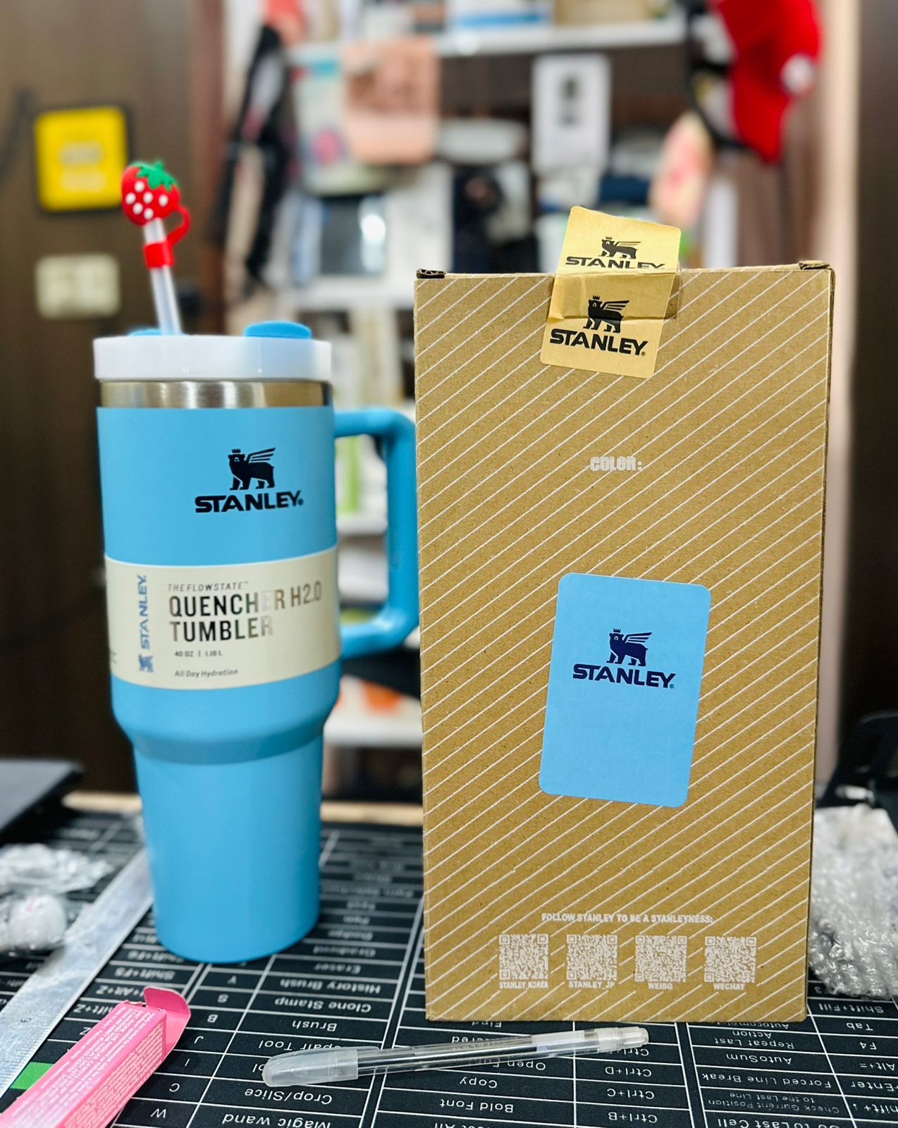 Stanley 1.20 L | Blue The Quencher H2.0 FlowState™ Tumbler | 40 OZ