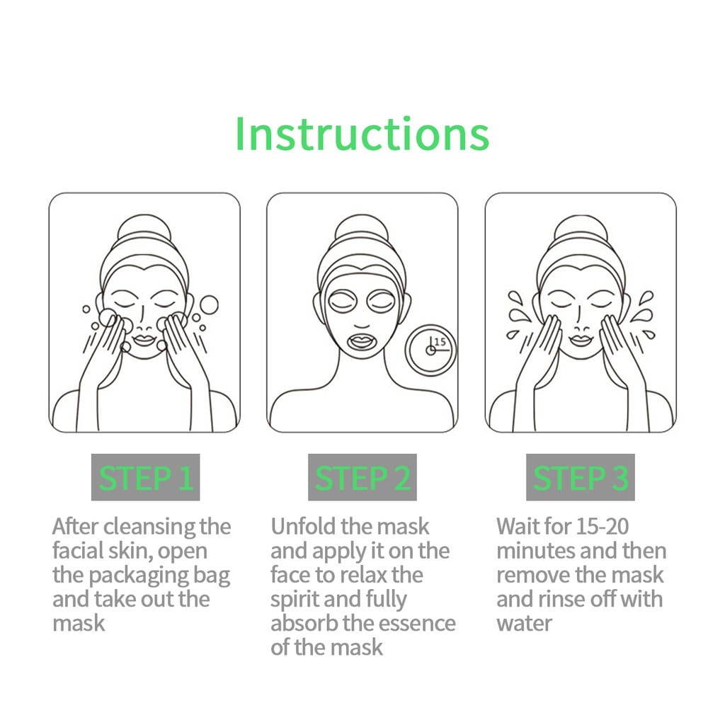 Glow & Nourish - Pack of 5 Random Face Sheet Masks (Bioaqua | Sadoer | Fayankou)